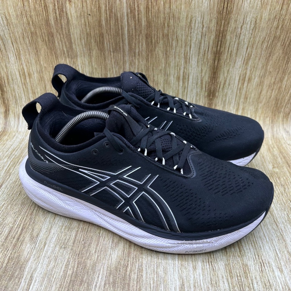Asics Gel-Nimbus 25 Men's Size 10.5 Extra Wide Black Running Shoes 1011B618